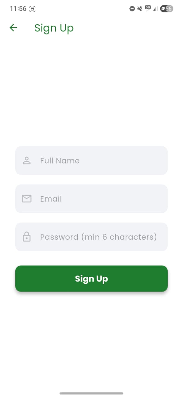 Sign Up Page